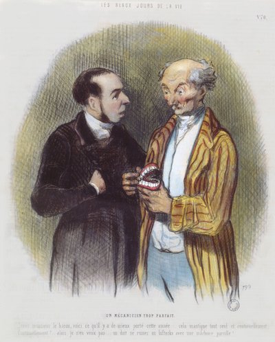 Un técnico perfecto de Honoré Daumier
